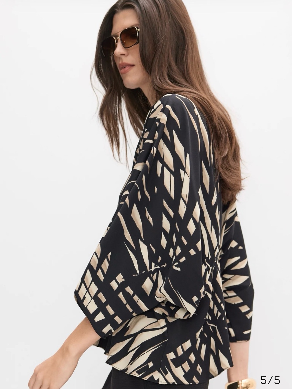 Joseph Ribkoff - Tropical Print Blouse - Picture 9 of 12